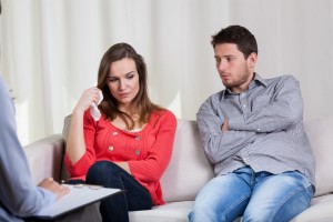 Couple in Reconciliation Counseling